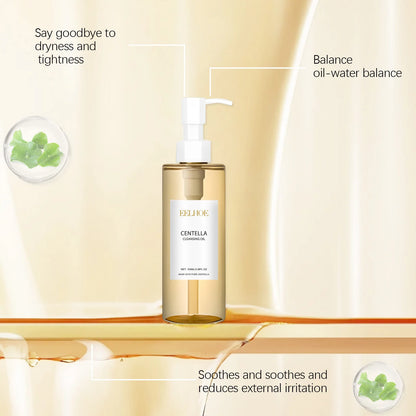 EELHOE Centella Cleansing Oil – Moisturizing Facial Makeup Remover for Sensitive Skin, Pore Shrinking & Deep Cleansing