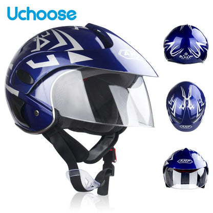 Child Motorcycle Helmet (3-9 Years) – ABS Unisex Safety Motocross & ATV Cross Helmet for Bicycle & Downhill Riding