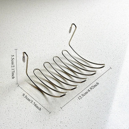 Stainless Steel Sink Drain Basket - Expandable Hanging Storage Organizer