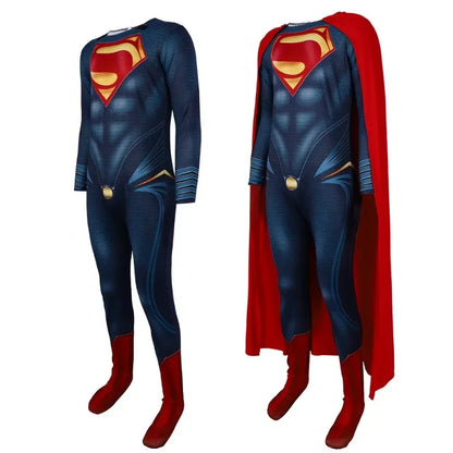 Superman Cosplay Costume – Halloween & Carnival Party Hero Outfit for Men and Women