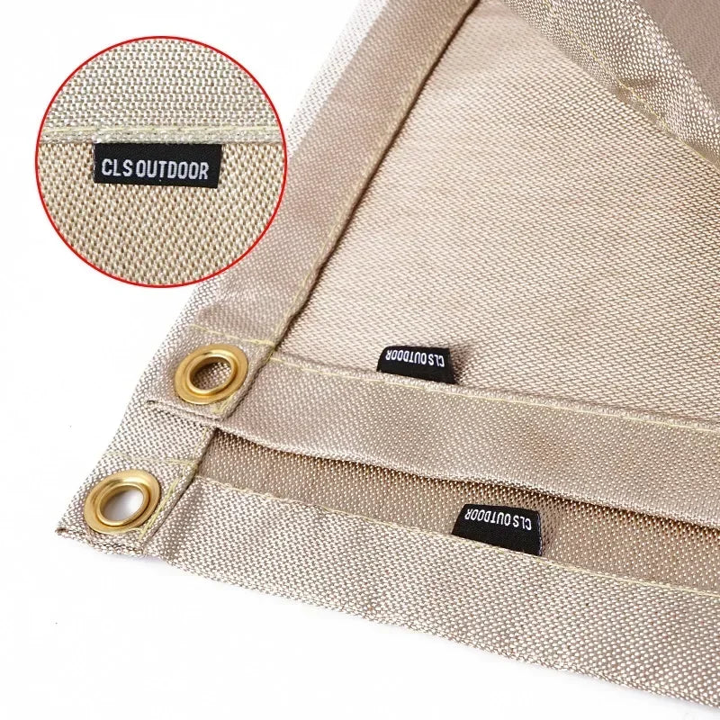 Outdoor Camping Fireproof Mat – Flame Retardant Picnic, Barbecue & Insulation Blanket, High-Temperature Fiberglass Mat