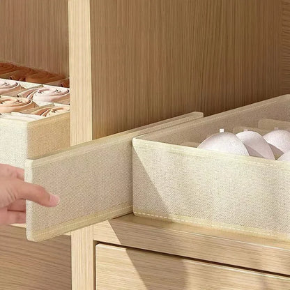 Underwear & Clothing Organizer Storage Box – Sports Bra, Socks & Panties Drawer Divider for Wardrobe & Cabinet Organization