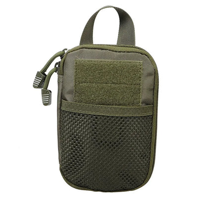 Military Tactical EDC Molle Pouch: Small Medical Waist Pack for Hiking and Hunting - Army Outdoor Sports Bag with Mobile Phone Holder
