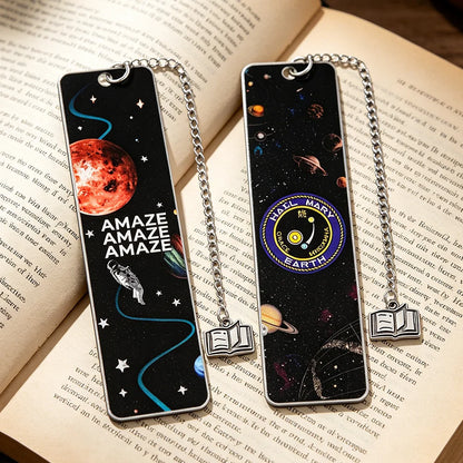 Project Hail Mary Double-Sided Bookmark - Sci-Fi Movie Collectible and Reading Accessory Gift for Book Lovers