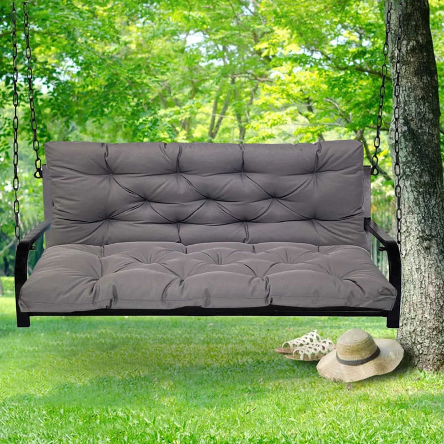 Waterproof Outdoor Bench Cushion – UV Resistant Sunscreen Seat Pad for Wood Chairs, Porch Swings & Indoor/Outdoor Seating