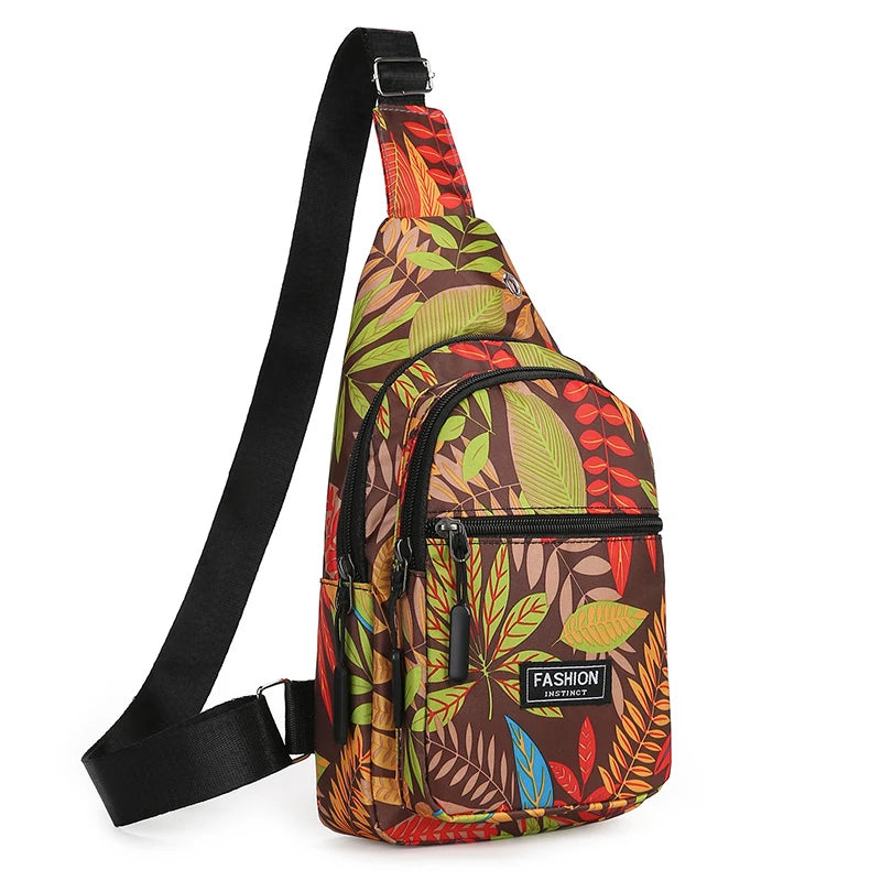 Trendy Women's Breast Bag – Large Capacity Single Shoulder Crossbody & Outdoor Leisure Backpack
