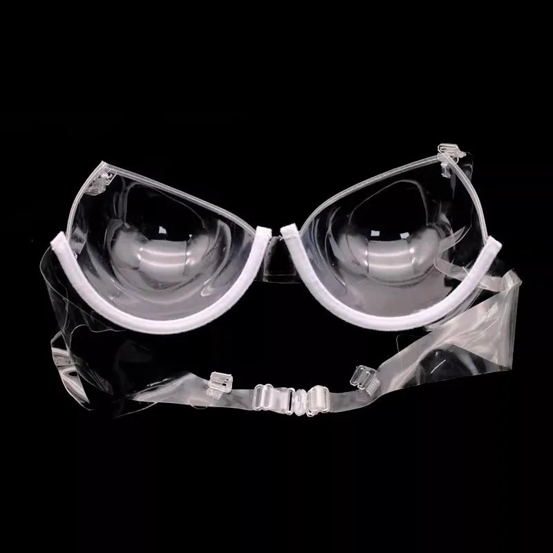 Transparent TPU Bra - Comfortable Invisible Strapless Bikini Cup Women's Lingerie Top