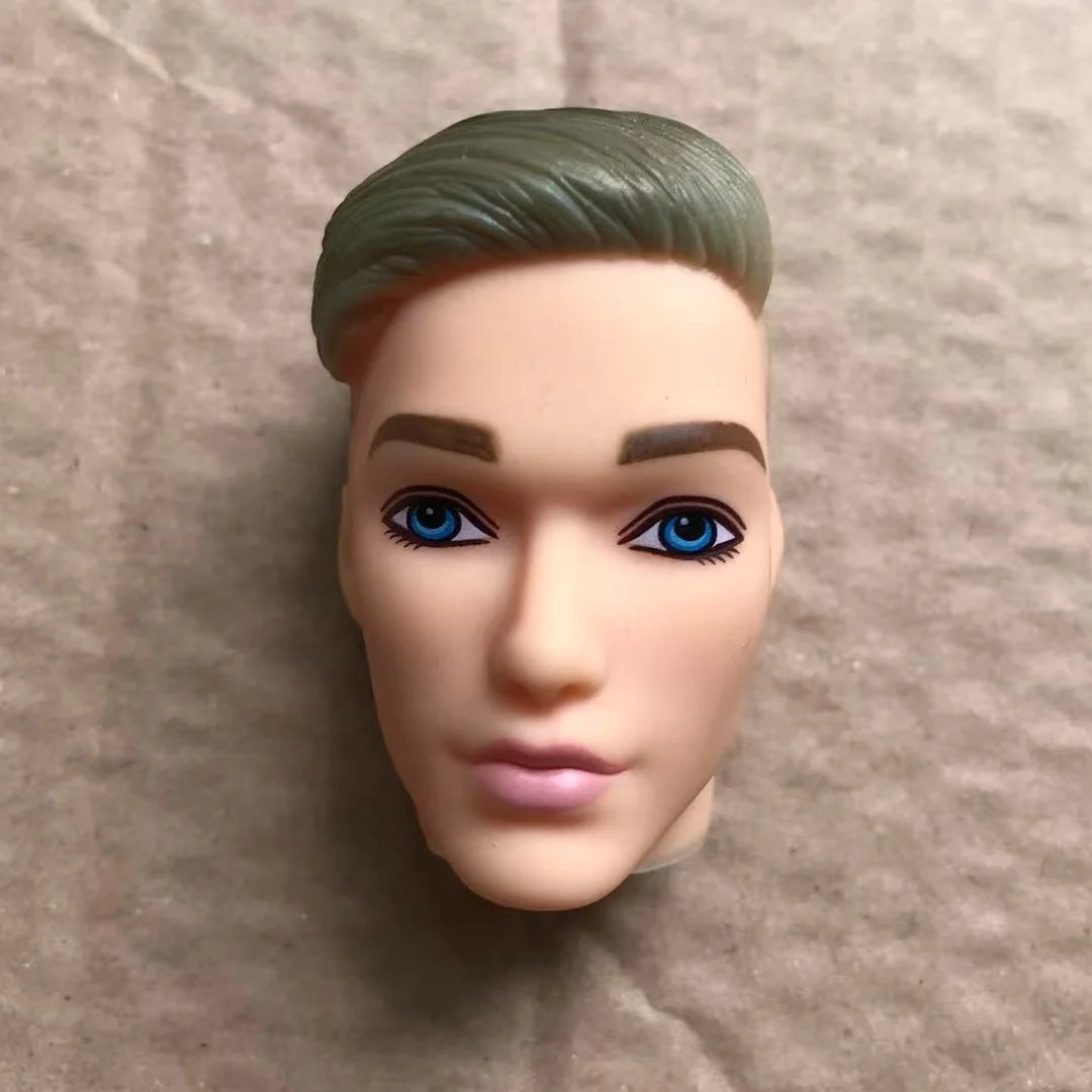 1/6 Male Doll Heads – DIY Ken Doll Parts for Beige Skin Dolls Accessories