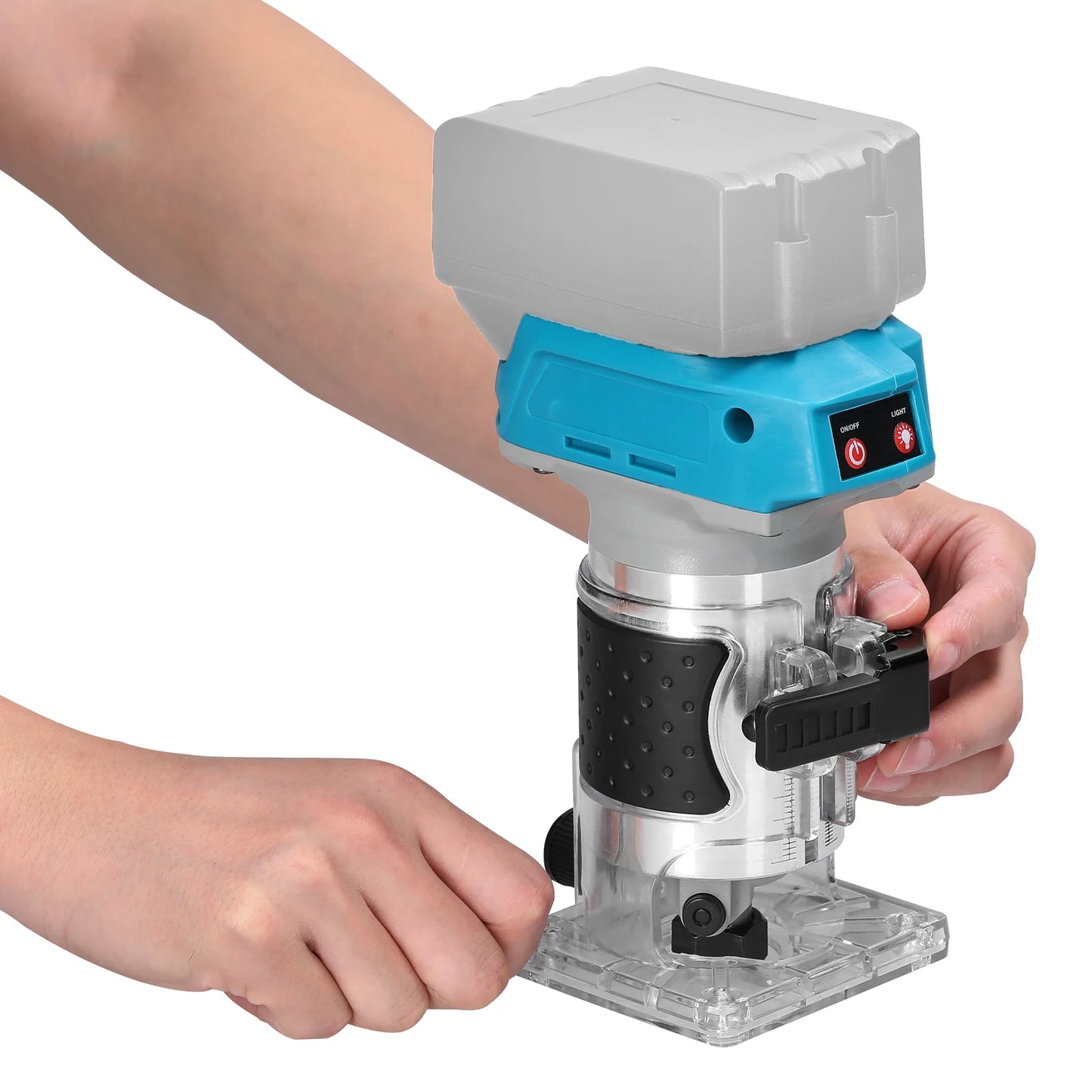 Woodworking Electric Trimmer - Brushless Trimming Machine, Router & Engraving Slotting Tool for Makita 18V Battery