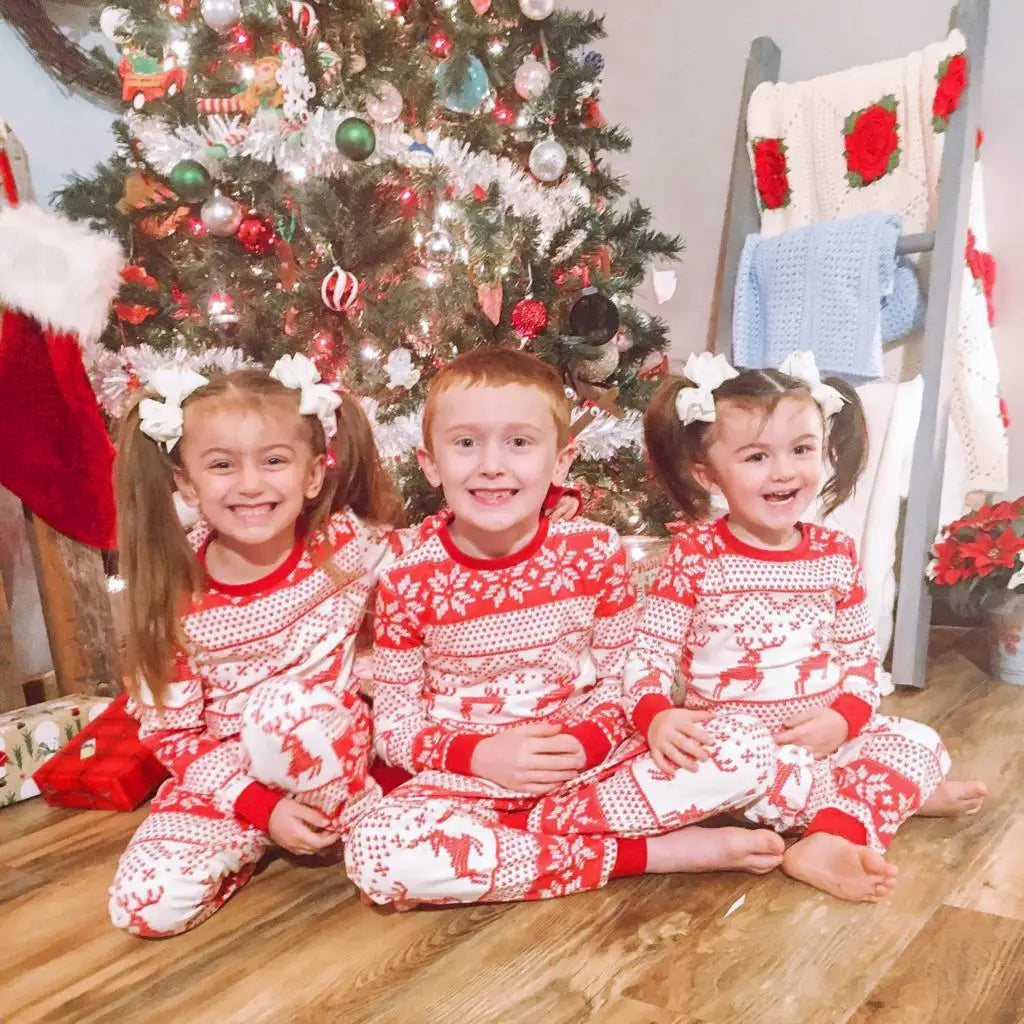 Mommy and Me Christmas Pajamas Set 2023 - Soft & Cute 2-Piece Sleepwear for Family, Adults & Kids Xmas Outfits