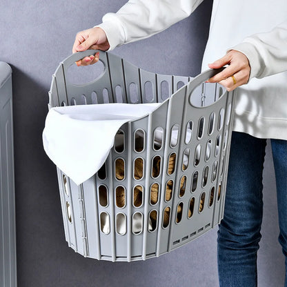 Modern Foldable Laundry Hamper – High-Capacity Portable Clothes Organizer, Durable Laundry Basket for Home & Bathroom