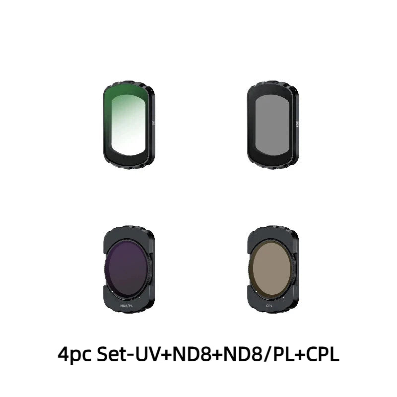 DJI Osmo Pocket 3 Magnetic Filter Kit - UV CPL ND8/16/32/64 Camera Lens Filters