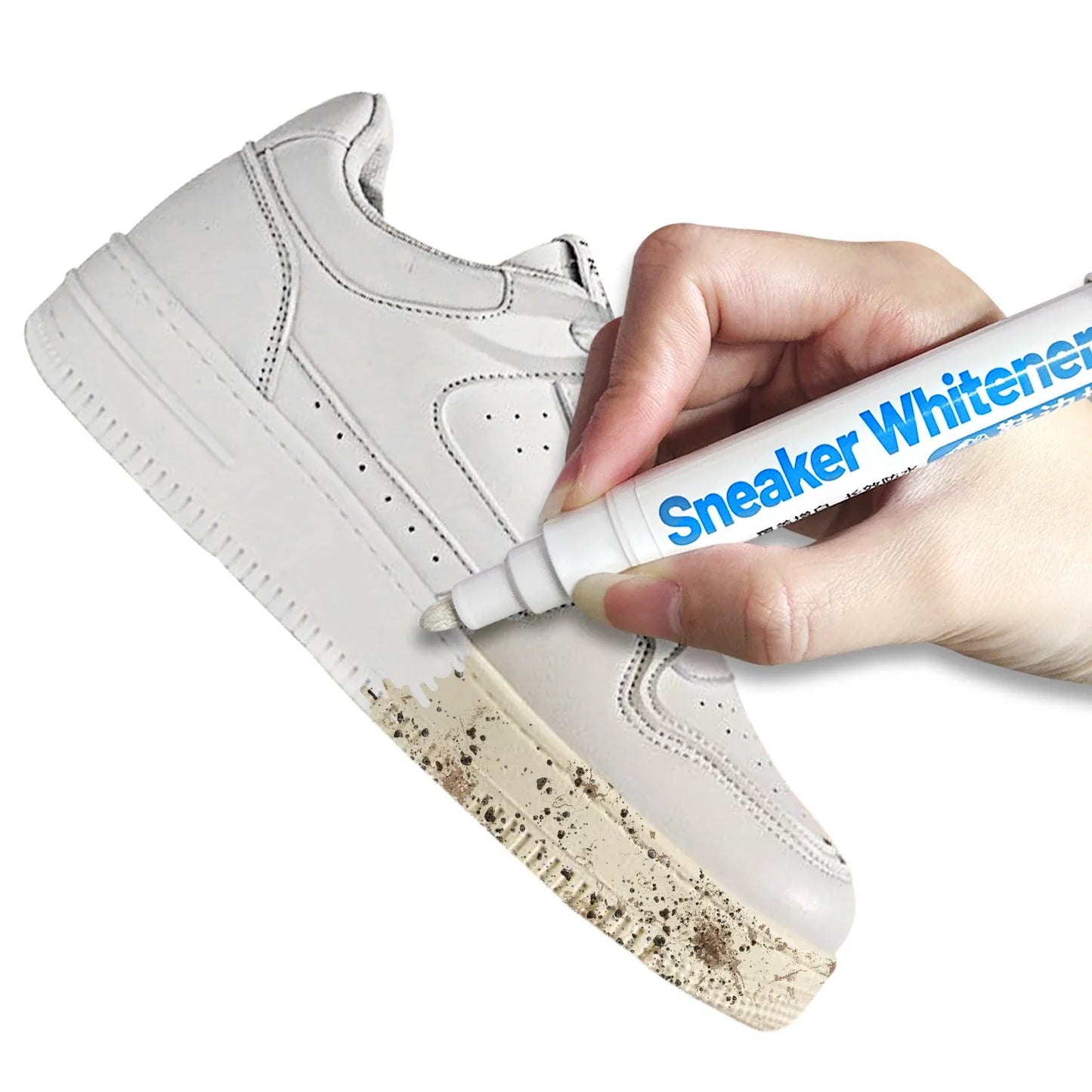 Waterproof Shoe Whitening & Stain Removal Pen | Anti-Oxidation Repair for Sneakers & Yellowing Prevention