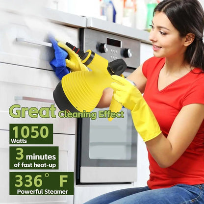 Steam Mop with Detachable Handheld Cleaner — 350ML 1050W Floor Steamer for Floors, Tiles, Windows & Couch