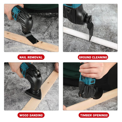 Makita 18V Brushless Quick-Release Oscillating Multi-Function Tool – Electric Trimmer Renovator