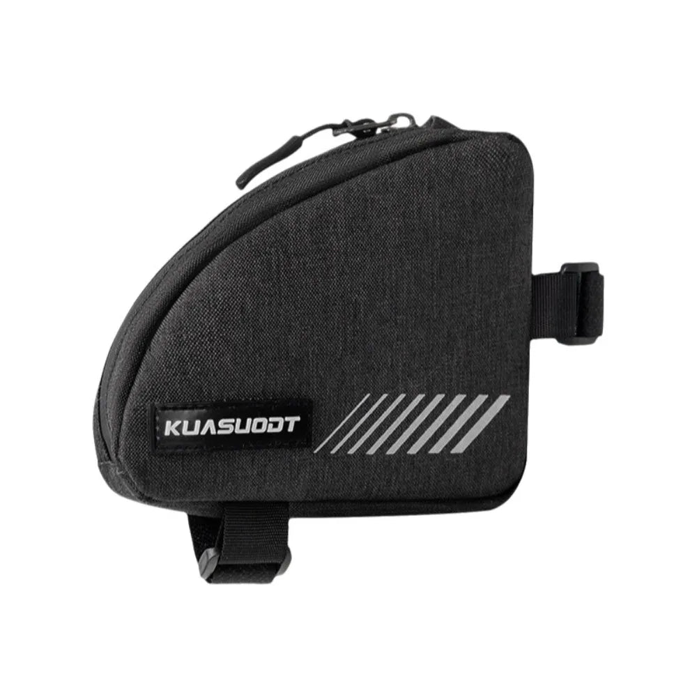 Waterproof Bicycle Triangle Bag - 0.4L Reflective Frame Bag for Easy Cycling Storage