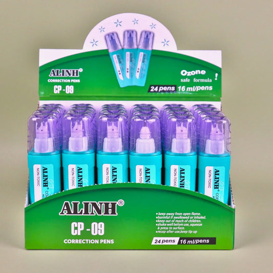 Quick-Dry Correction Liquid Pen – 16ML with 0.02mm Metal Tip for School & Office Stationery