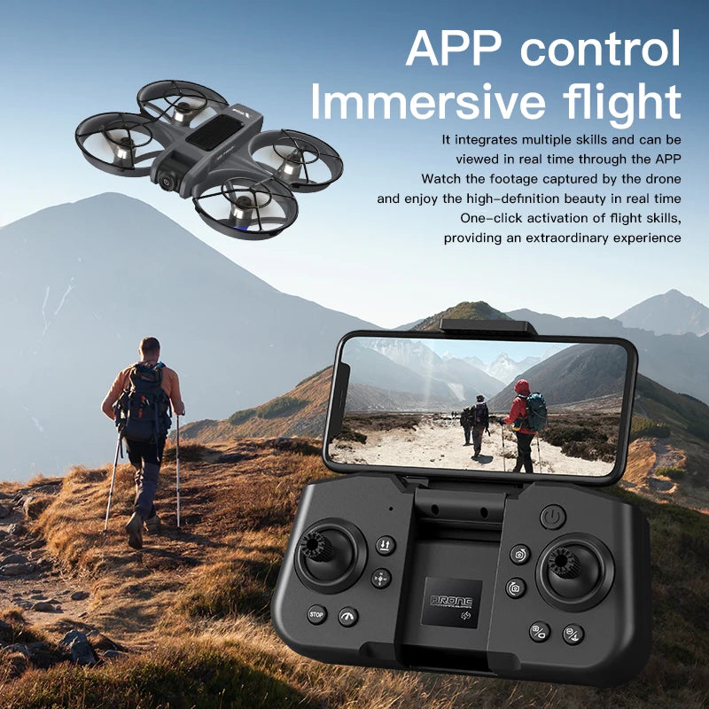 X266 Mini RC Drone – 8K HD Dual Camera, 6-Axis Headless Quadcopter with 360° Flip, Remote Control Helicopter Toy for Boys