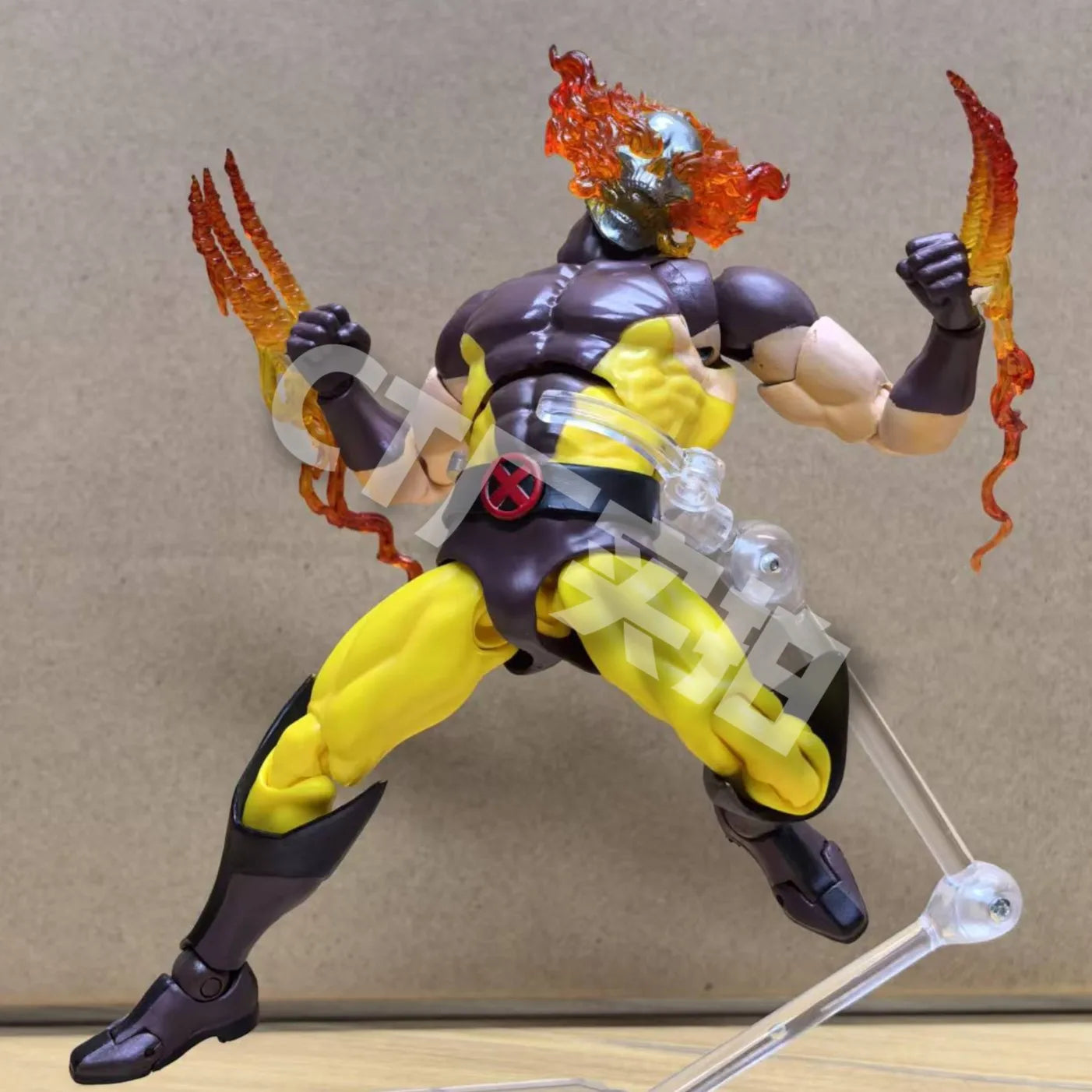 CT Toys Wolverine Hellverine Figure — Mafex 096/138 X-Men Anime Action Collectible Model Toy Gift