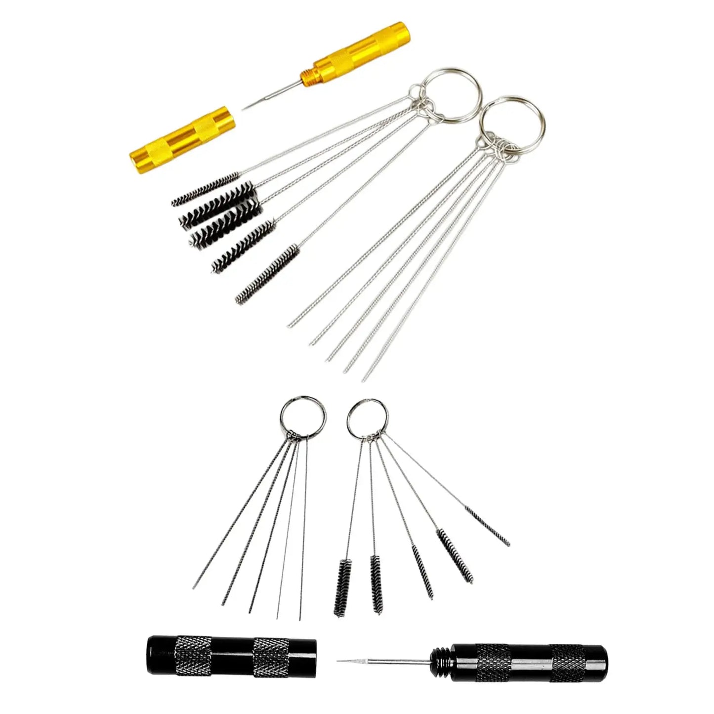 Airbrush Cleaning Kit with Cleaner Brush – For Equipment, Auto Parts & Thin Tube Cleaning