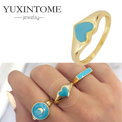 24K Gold-Plated & Silver Enamel Ring – Slim Round Women's Luxury Zircon CZ Ring in Green, Purple, Pink for Wedding & Anniversary