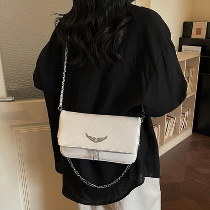 Women's Luxury Square Chain Bag - 2026 Fashionable Vintage Shoulder Messenger Purse