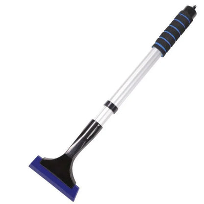 Extendable Aluminum Ice Scraper & Snow Brush – Telescopic Extra-Long Car Windshield Shovel