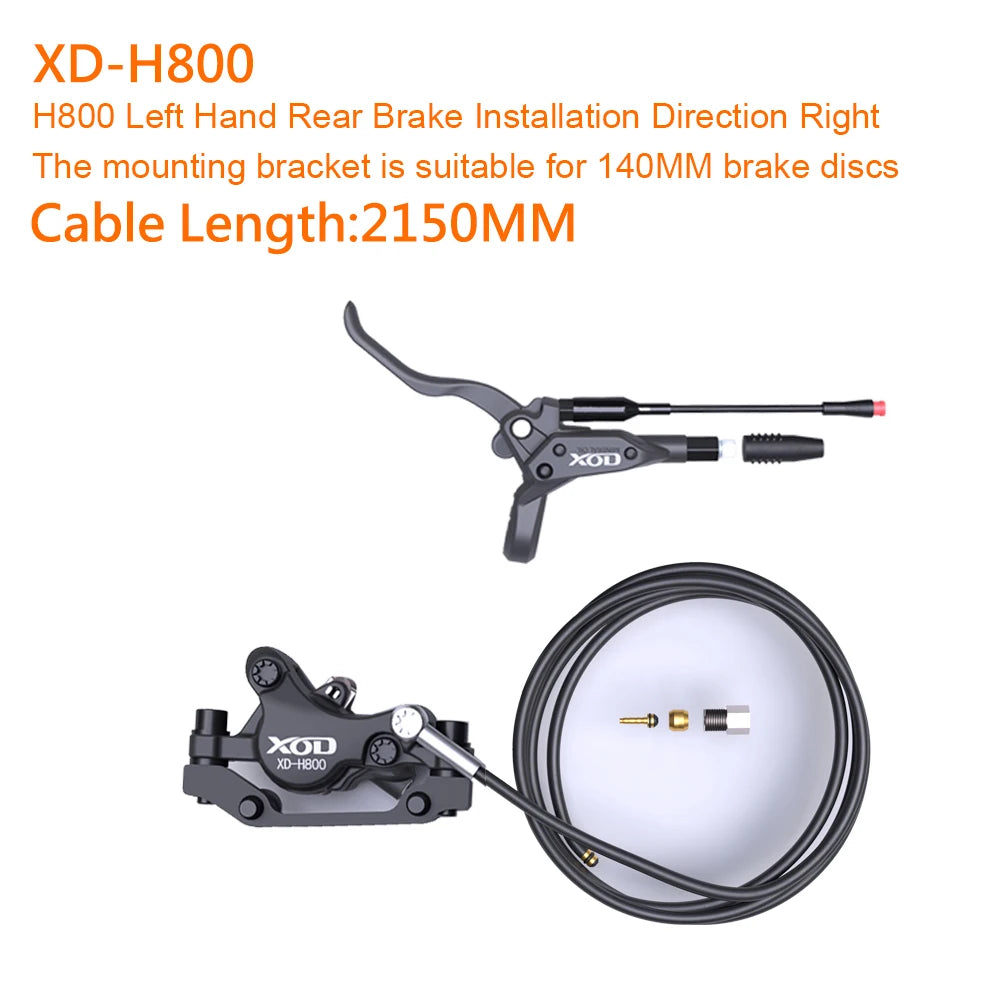 XOD H800/H880 Hydraulic Disc Brake - Hydraulic Oil Brake System for KUKIRIN G2 Master, G2 MAX and G2 Pro Electric Scooters