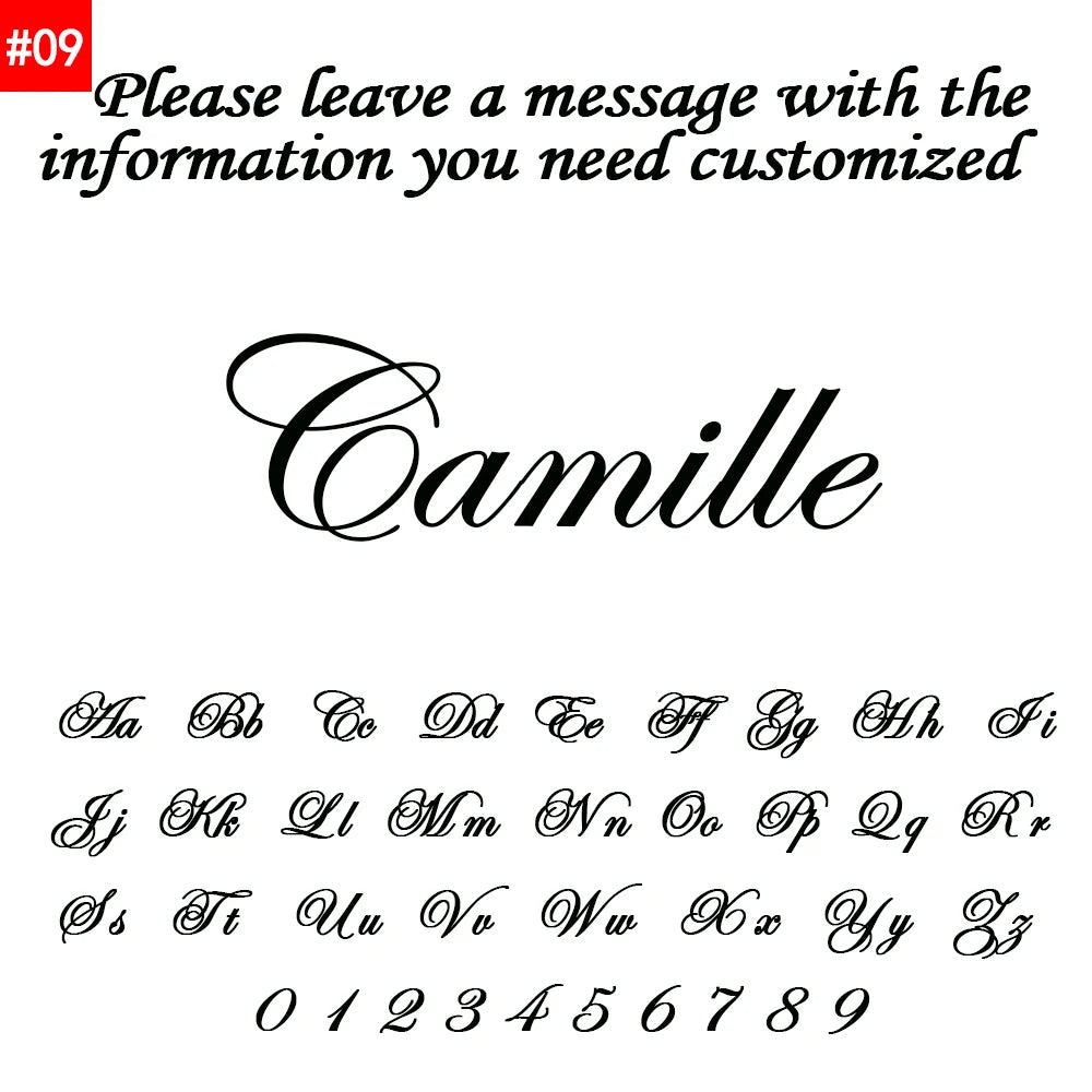 Customized Name Letter Necklace – Personalized Stainless Steel Pendant, Simple Clavicle Chain for Women, Valentine's Day Gift