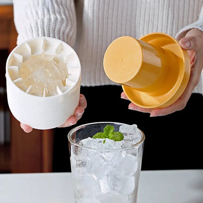 Quick-Freeze Silicone Ice Bucket Mold - Creative Design Ice Cube Tray, Food Grade Ice Maker for Whiskey, Beer, and Beverages