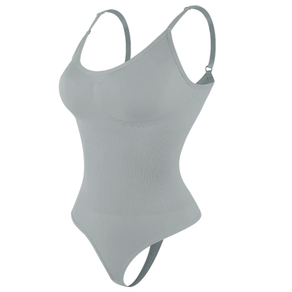 Women’s Tummy Control Shapewear Bodysuit - Butt Lifter Slimming Body Shaper for Invisible Under Dress Wear