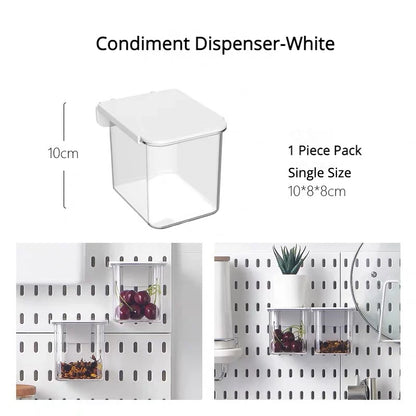 DIY Pegboard Hanging Shelf & Hooks – Wall Organizer for Garage, Kitchen & Room, No-Drill Storage Solution