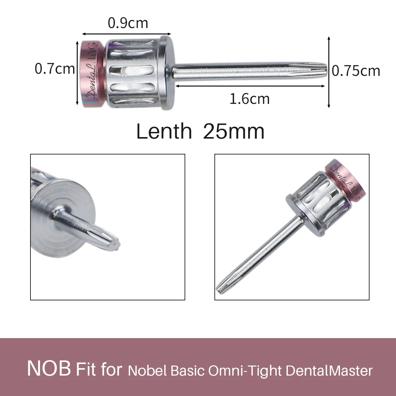 Universal Dental Implant Torque Screwdriver Wrench – Restoration Tool 10-70 NCM