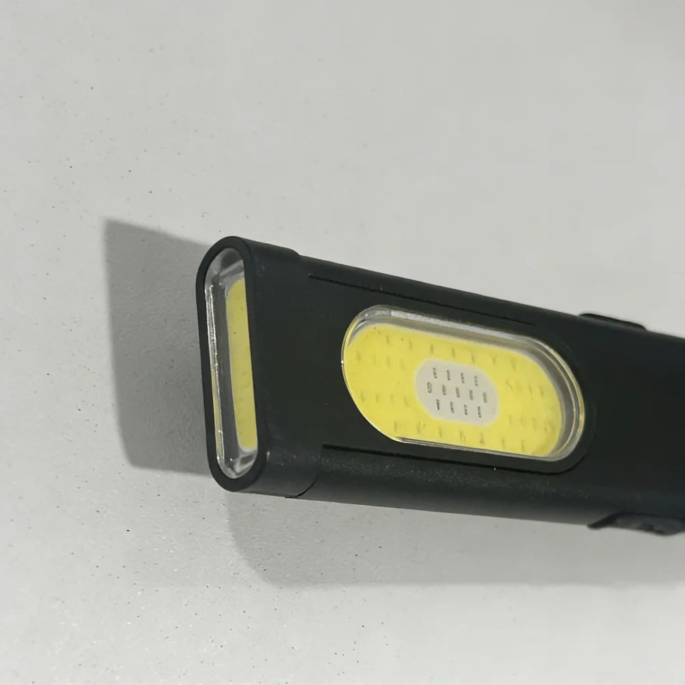 Rechargeable 550LM LED Keychain Flashlight — Mini Pocket Torch Lantern with Magnet for Emergency & Work