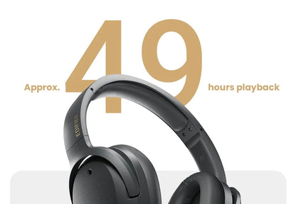 Edifier W820NB Plus Wireless Headphones – 43dB ANC, Hi-Res LDAC, 49H Playtime, Over-Ear Bluetooth Headset
