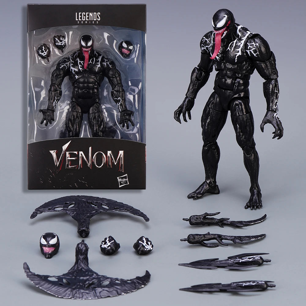 Amazing Yamaguchi Venom & Carnage Action Figure – Movable Spider-Man Collectible Toy for Kids
