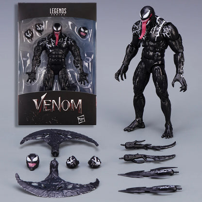 Amazing Yamaguchi Venom & Carnage Action Figure – Movable Spider-Man Collectible Toy for Kids