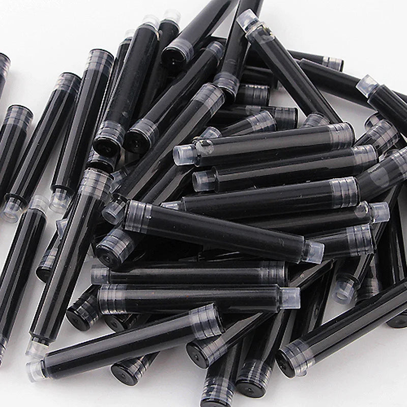 Colorful Fountain Pen Ink Cartridges - 12-60PCS 3.4mm Ink Sac Refills for Drawing, School & Office Writing Supplies