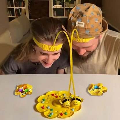 Little Bumblebee Multifunctional Board Game — Educational Puzzle & Fishing Toy, Interactive Family Game for Kids, Christmas Gift