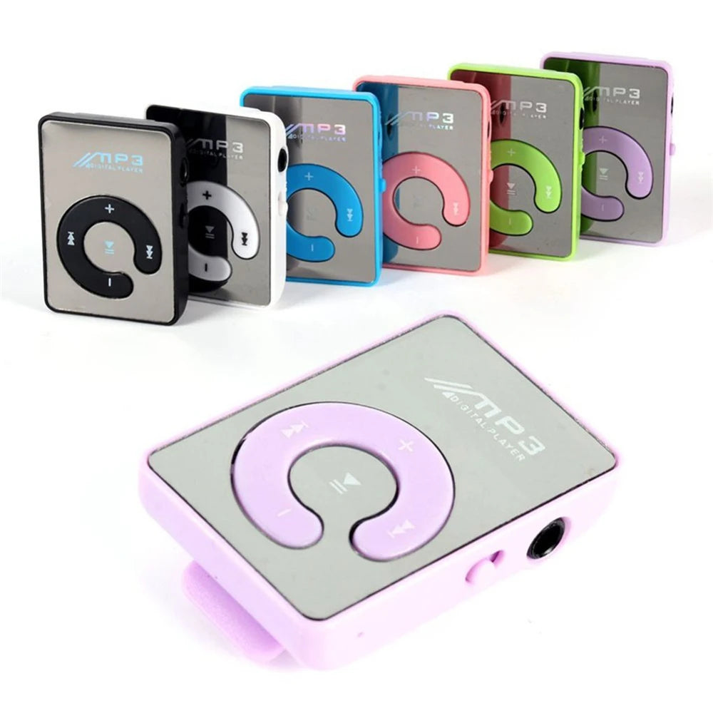 C Key Mini MP3 Player - Portable HiFi USB Music Player with TF Card Support for Sports & Travel