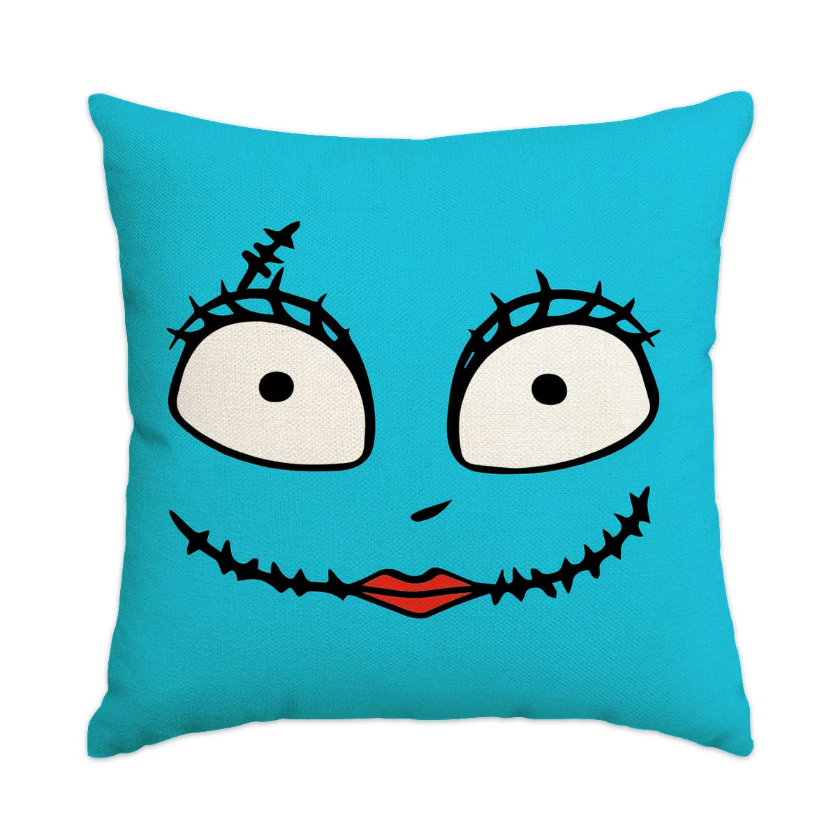 Halloween Pillow Covers — 1pc/4pcs Horror Expression Cushion Covers for Sofa & Home Decor