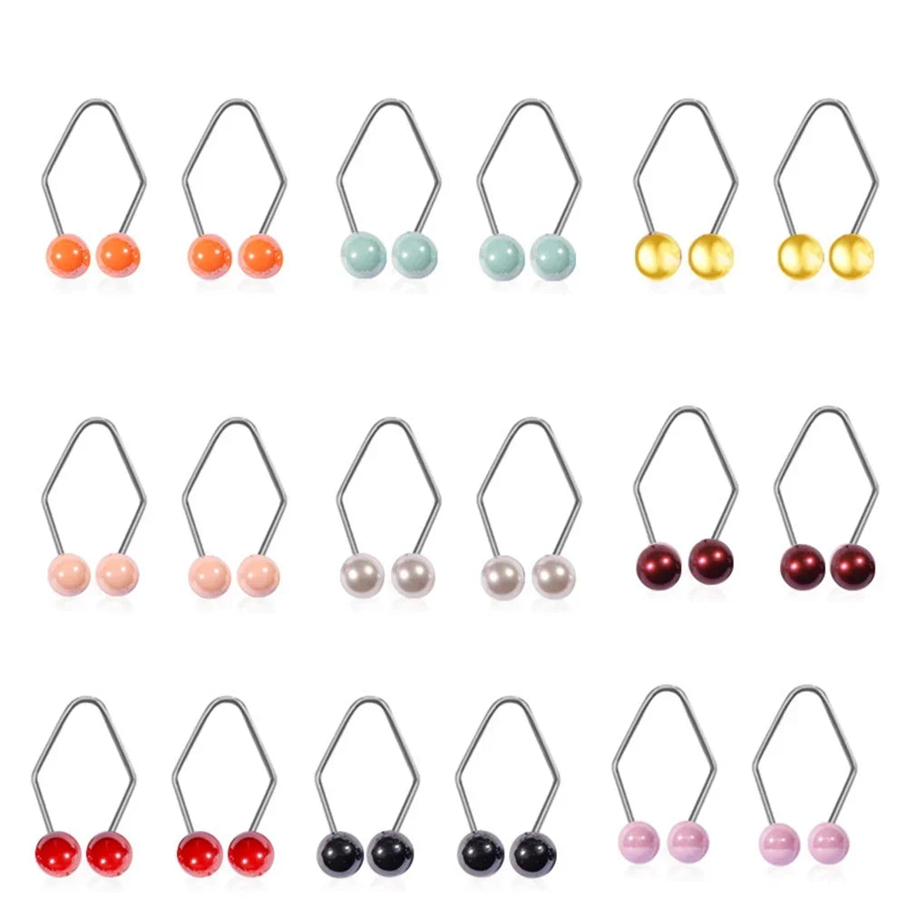 2PCS Alloy Dimple Maker – Pearl Facial Beauty Tool for Cheek Dimples, Easy to Wear Trainer Gift