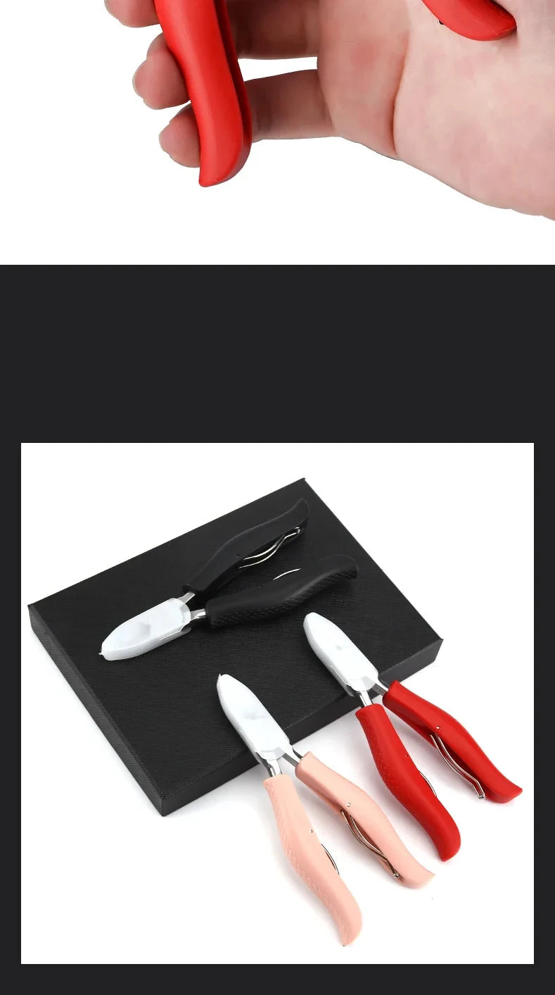 Nail Clipper Set for Ingrown Toenails — Paronychia Correction Nippers, Pedicure & Manicure Tools with Dead Skin Scissors