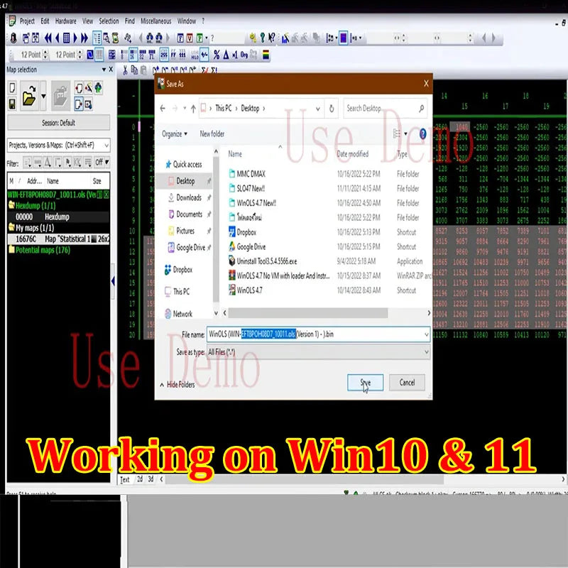 4-in-1 WinOLS 4.7 Full Activated +108GB Damos – Windows 7/10/11 Multi-Language with ECM Titanium 1.61 & IMMO Service Tool
