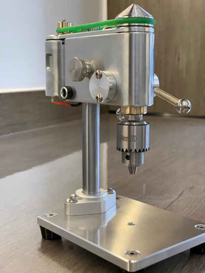 100-240V Mini Drilling Machine – Adjustable Pressure Precision Bench Drill for Mechanical, Decorative, Watch, and Model Crafts