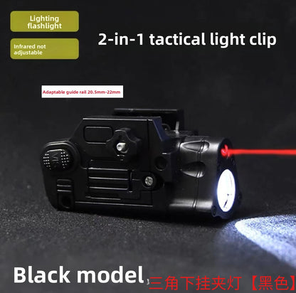 Universal 20mm Rail Toy Accessories - Under Mounted Transmitter & Flashlight Attachment Set