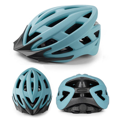 Bike Helmet for Adults - Lightweight with Adjustable Side & Chin Strap, Fits 58-62cm, Men & Women Cycling Accessories