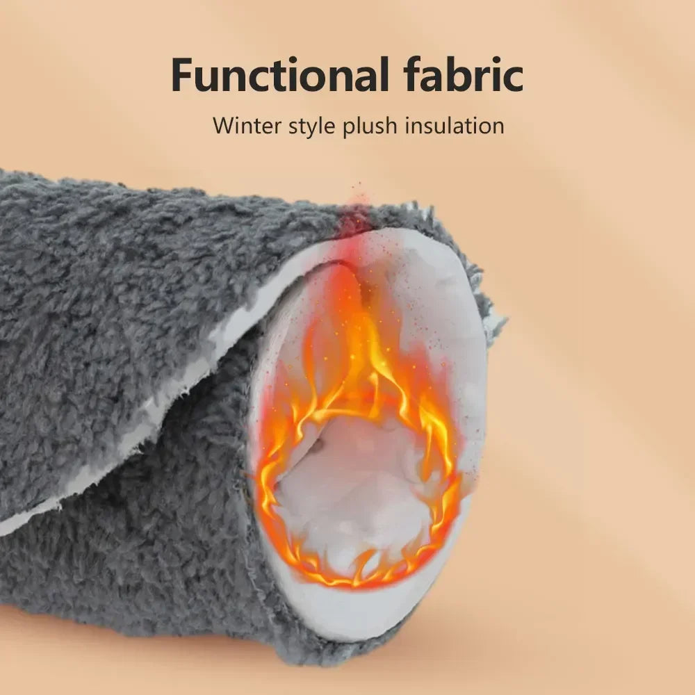 2PCS Self-Heating Thermal Insoles – Winter Warm Wool Memory Foam Shoe Pads for Men & Women Sports Shoes