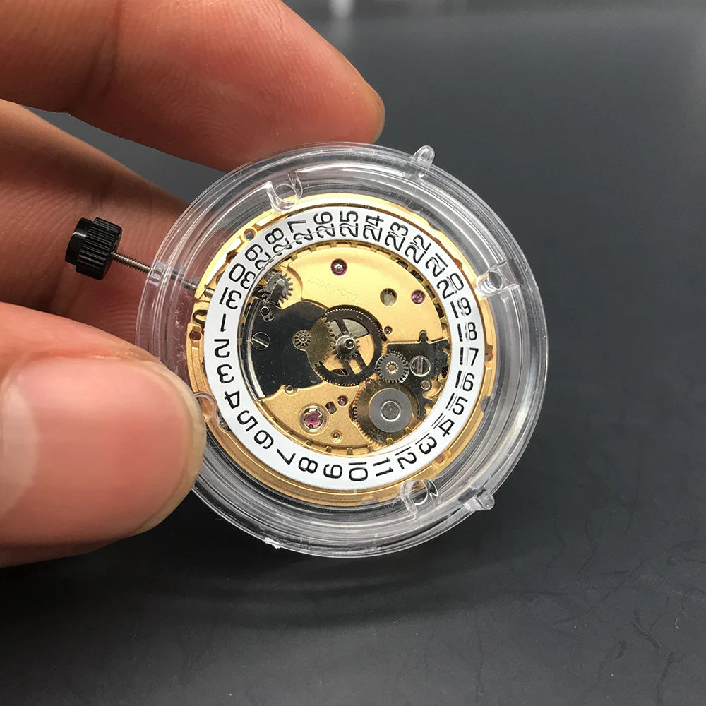 Genuine H.K PT5000 Automatic Mechanical Movement - Gold/Silver Version, Top Clone 2824-2 with High Accuracy, 25 Jewels