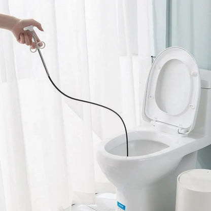 160CM Sewer Pipe Unblocker Snake - Spring Pipe Dredging Tool for Kitchen & Bathroom - 1pc Kitchen Accessories for Sewer Cleaning